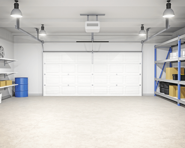Custom-built detached garage with double doors and matching home exterior in Ottawa